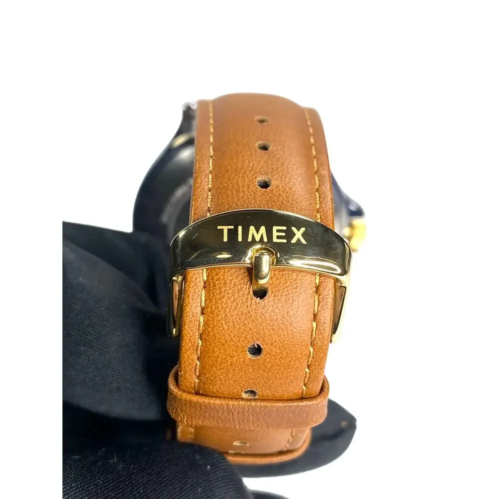 Timex Harborside Model TW2R64500 Diver Style Watch 42mm Indiglo Two Tone Casual